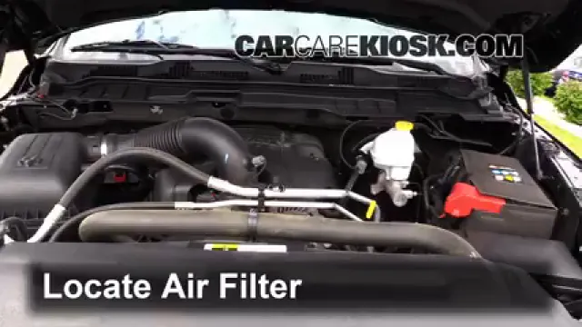 2013 Ram 1500 Sport 5.7L V8 Crew Cab Pickup Filtre à air (moteur) Changement